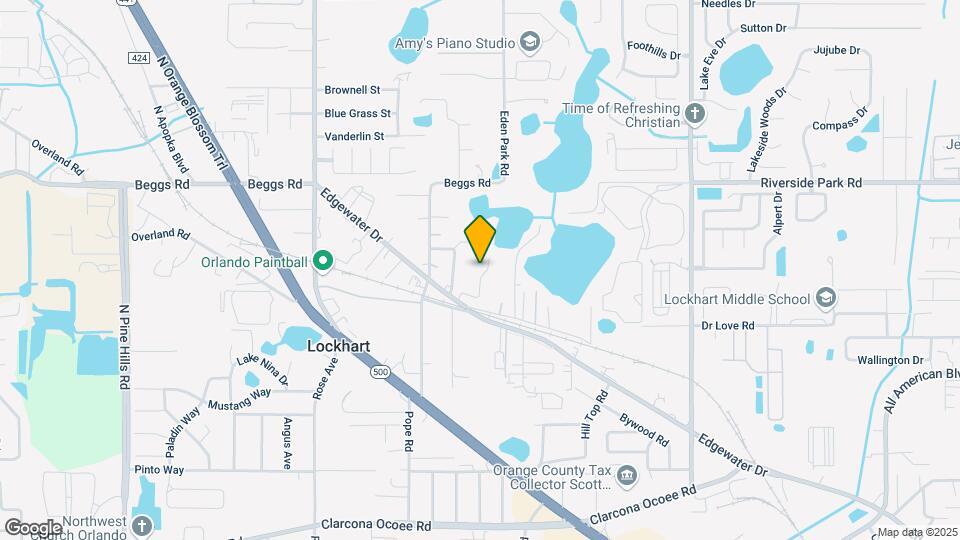 7214 Edgewater Shores Ct Map and Location Details
