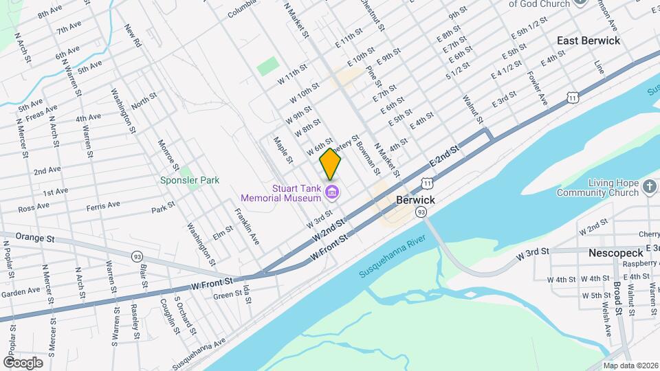 326 N Vine St, Unit A Mapa y Detalles de la Ubicación