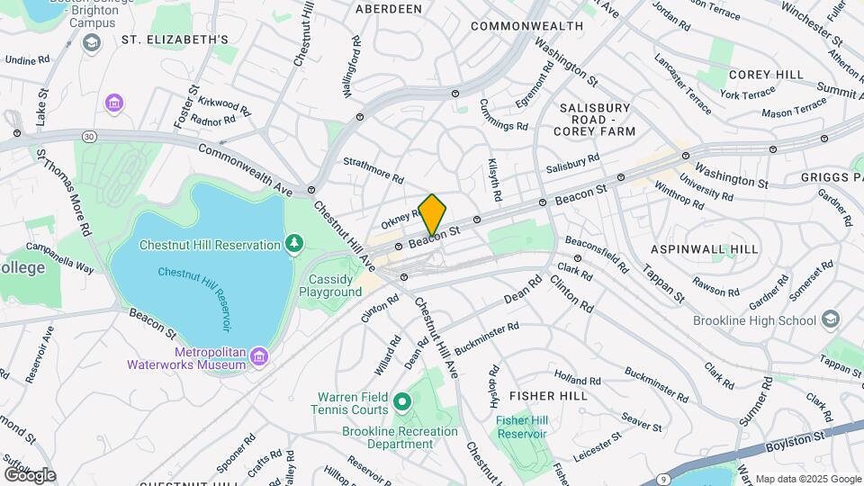 1891 Beacon St, Unit 3 Map and Location Details