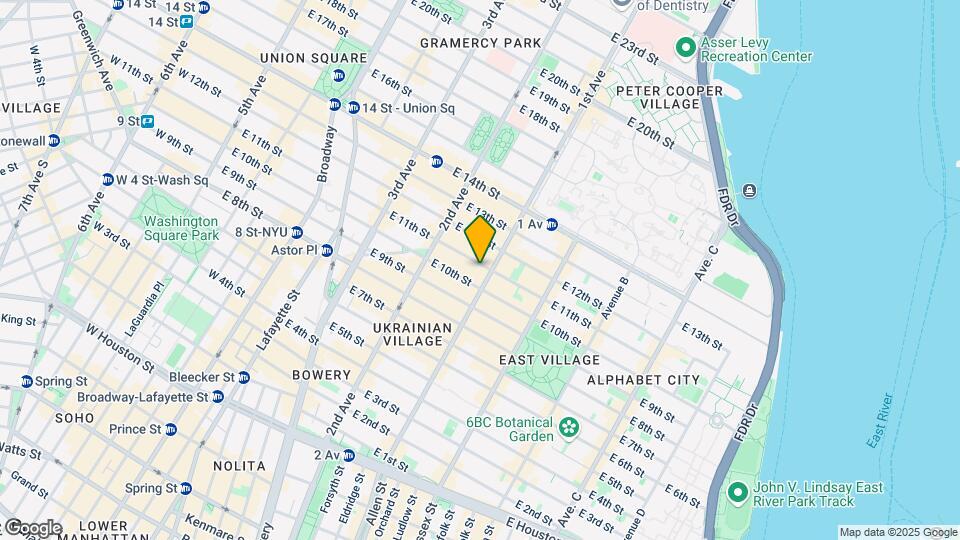 342 E 11th St Mapa y Detalles de la Ubicación