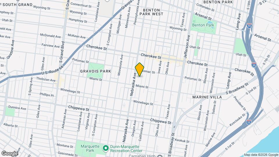 3531 Oregon Ave Map and Location Details