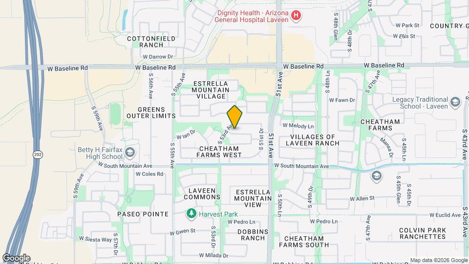 5230 W Ian Dr Mapa y Detalles de la Ubicación