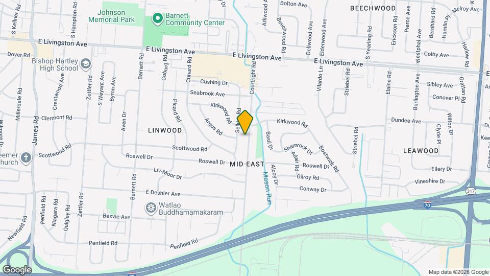 1573 Courtright Rd Map and Location Details