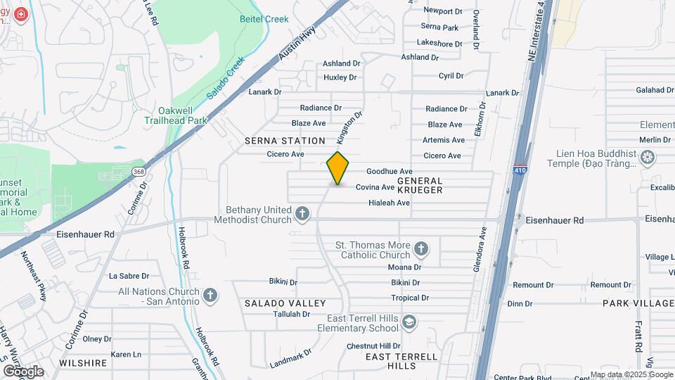 206 Covina Ave Map and Location Details