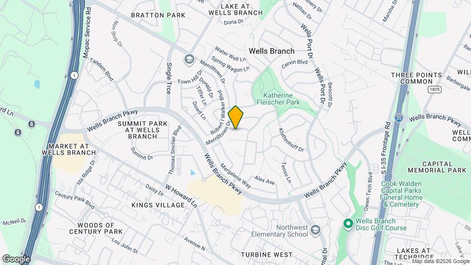 2201 Warfield Way Map and Location Details