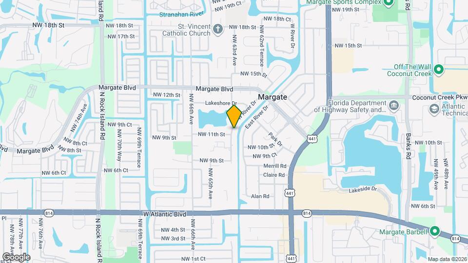 1128 W River Dr Mapa y Detalles de la Ubicación