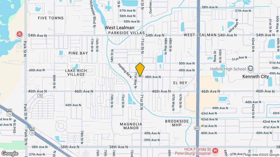4804 71st St N Map and Location Details