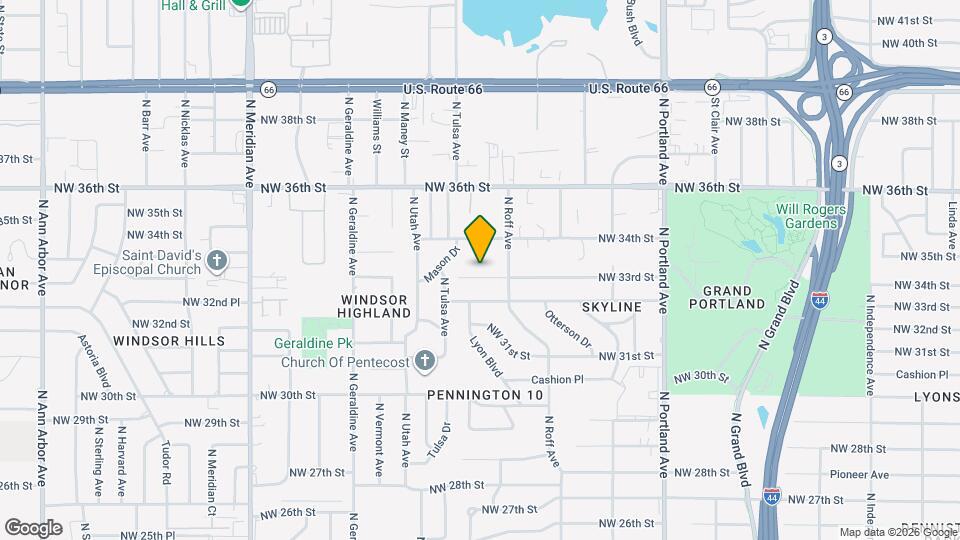4025 NW 33rd St Map and Location Details