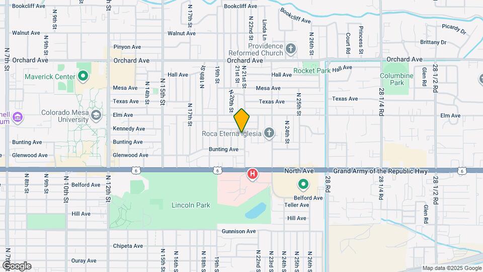 1353 N 21st St Map and Location Details