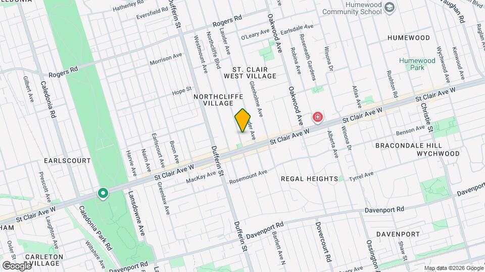 115 Northcliffe Blvd Map and Location Details