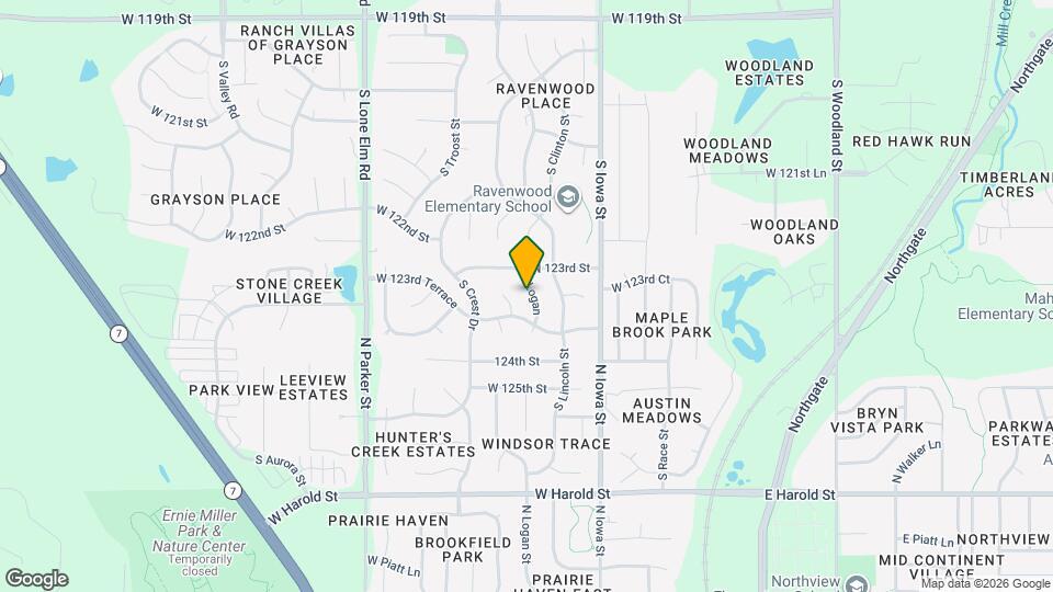 12314 S Chelsea St Map and Location Details