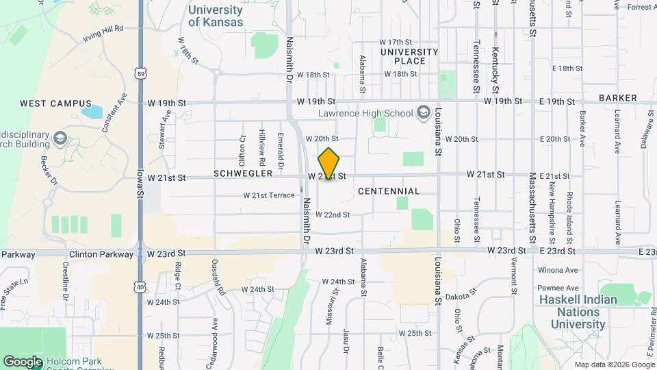 1109 W 21st St Map and Location Details