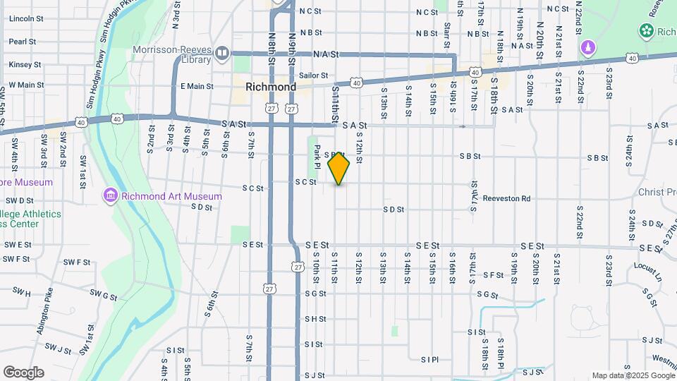 309 S 11th St Map and Location Details