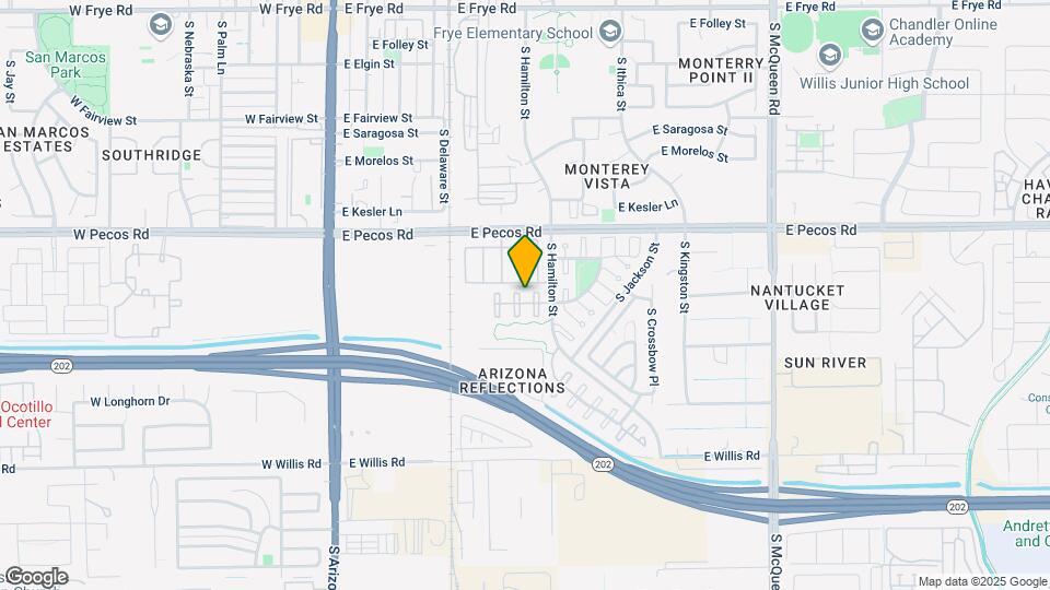 1135 S Fresno Ct Map and Location Details