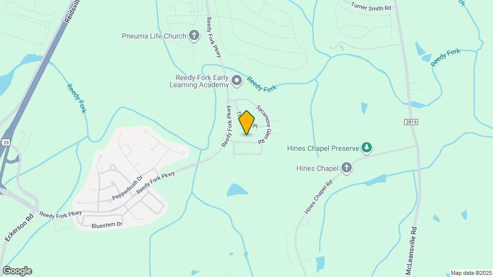 5611 Sycamore Glen Rd Map and Location Details