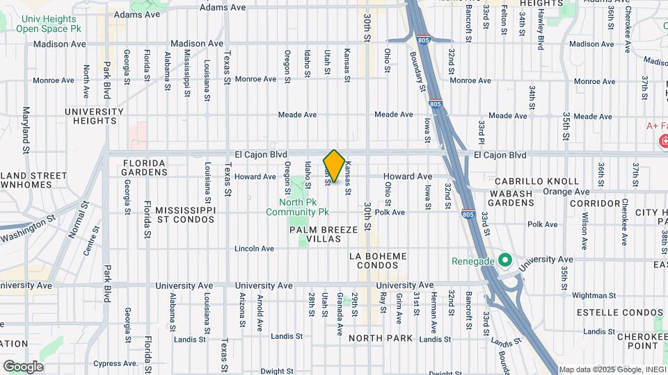 4165 Utah St Mapa y Detalles de la Ubicación