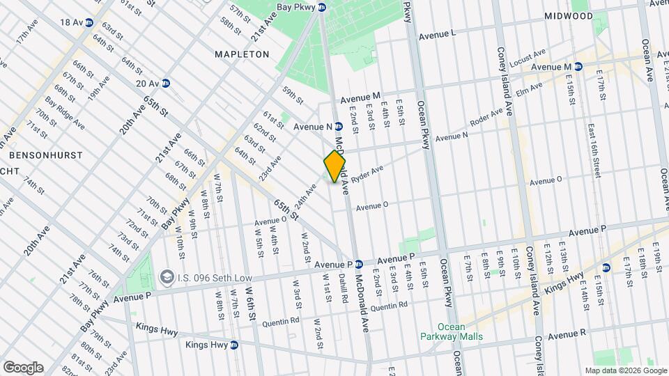 1453 Dahill Rd Mapa y Detalles de la Ubicación