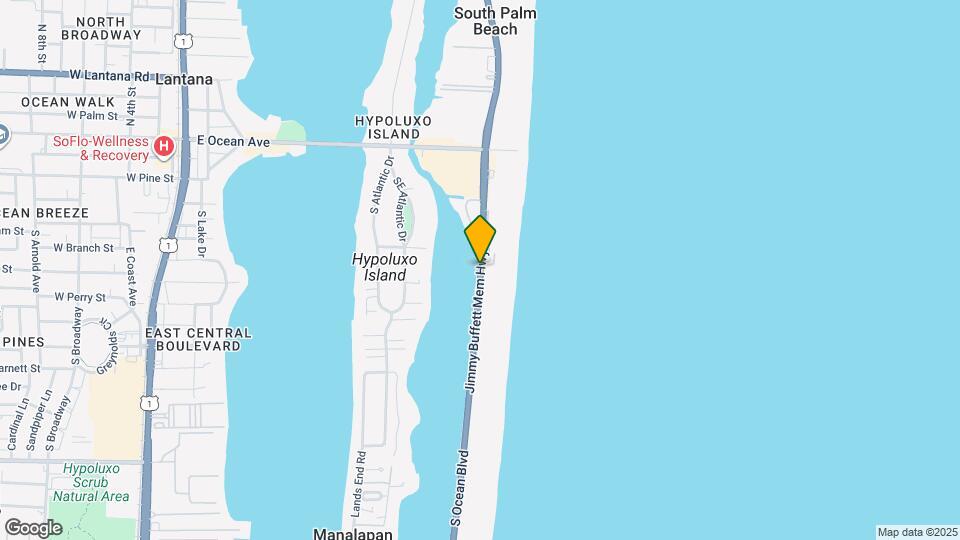 308 S Ocean Blvd Map and Location Details