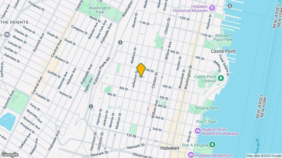 604 Adams St-Unit -Apt 7B Map and Location Details