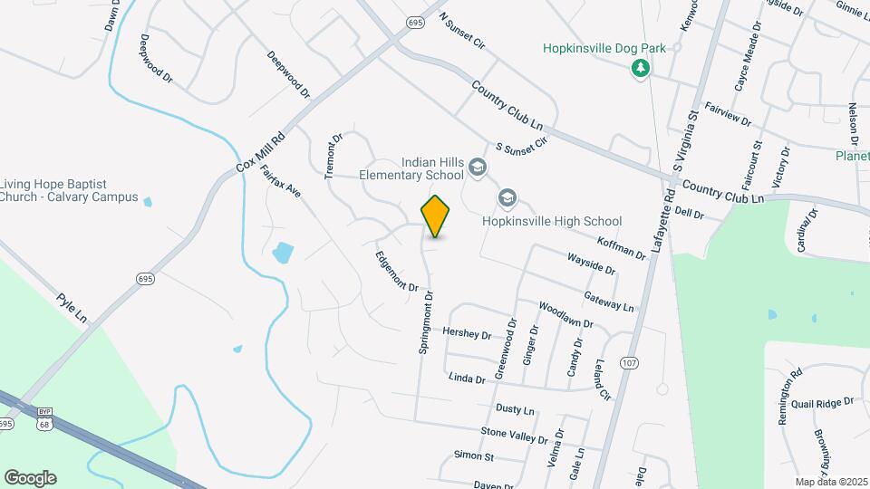 606 Springmont Ct Map and Location Details