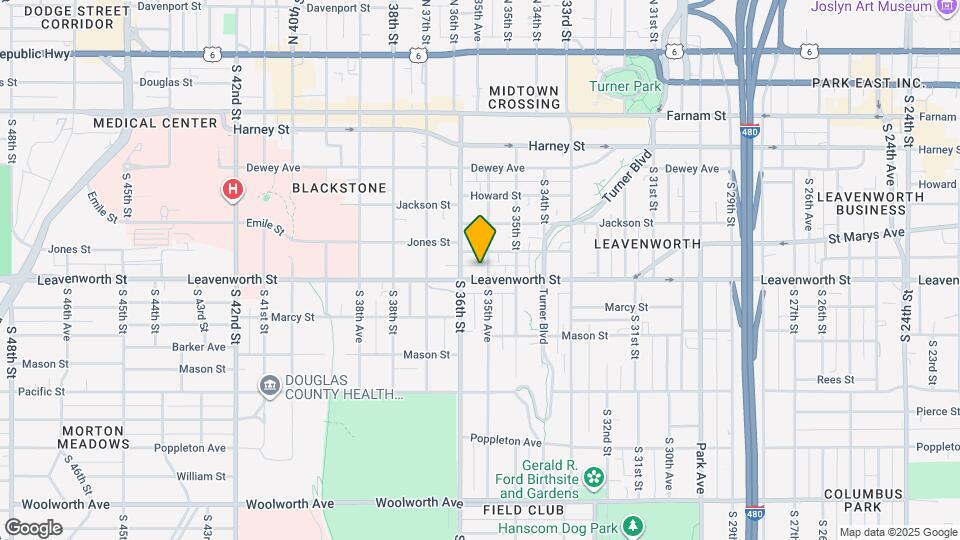 3552 Leavenworth St Mapa y Detalles de la Ubicación