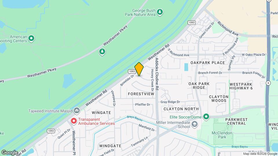 15815 Crystal Grove Dr Map and Location Details