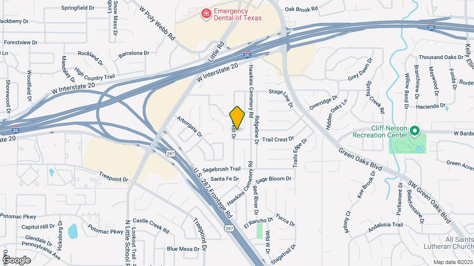 4817 Crest Dr Map and Location Details