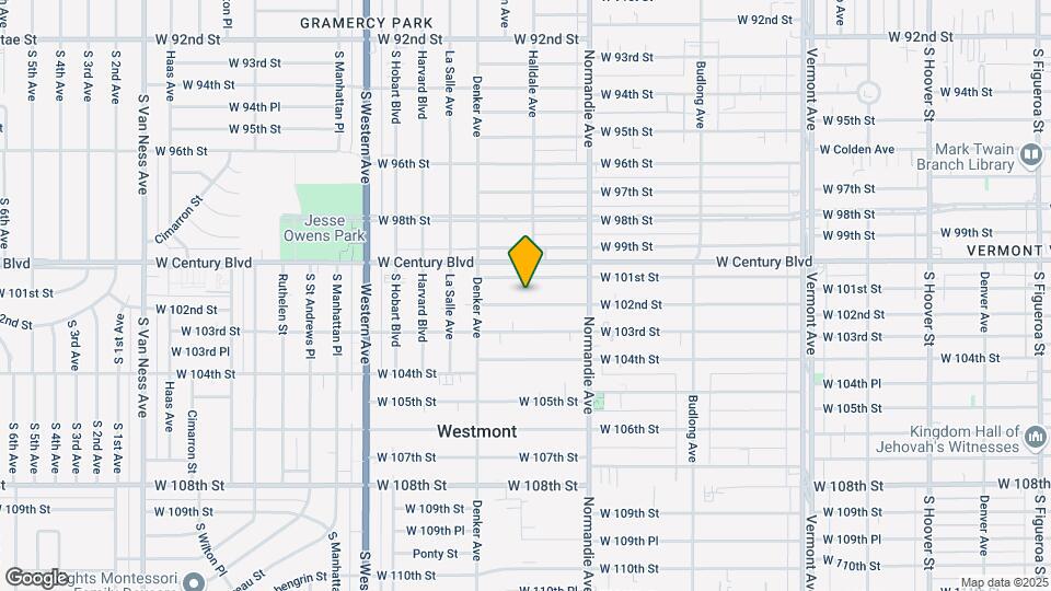 1509 W 102nd St Map and Location Details