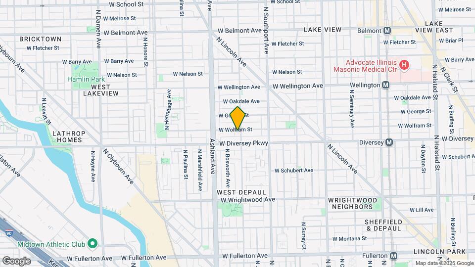 2820 N Greenview Ave Mapa y Detalles de la Ubicación