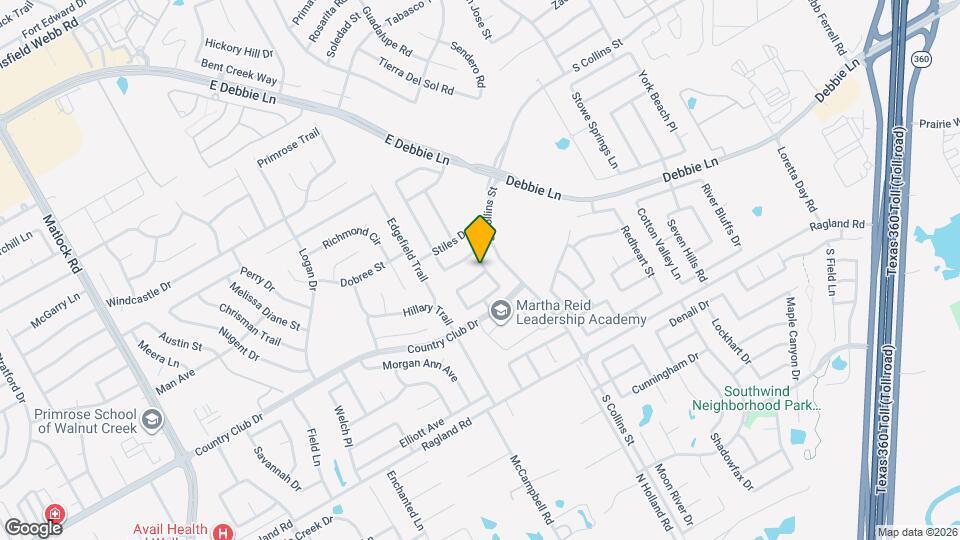 517 Cassia Way Mapa y Detalles de la Ubicación