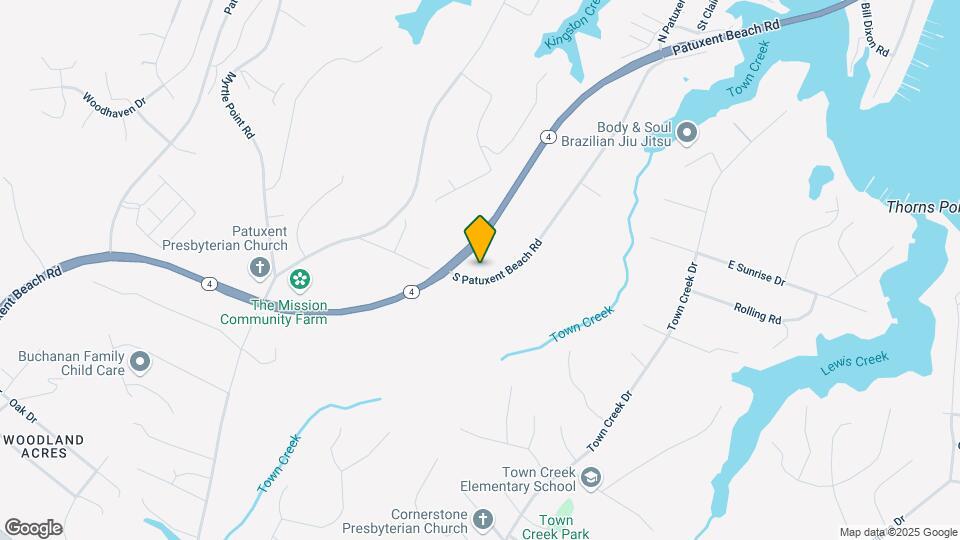 23415 S Patuxent Beach Rd Map and Location Details