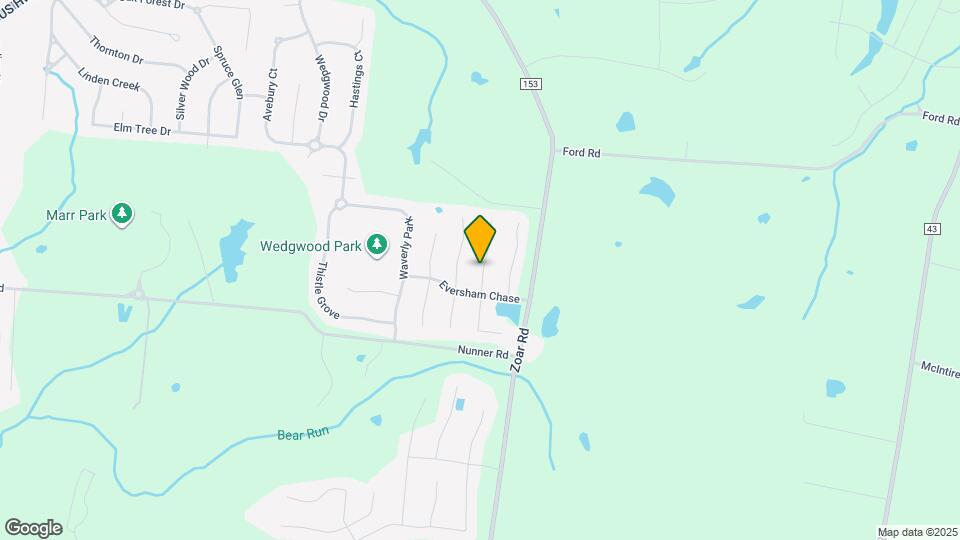 6617 N Andover Way Mapa y Detalles de la Ubicación