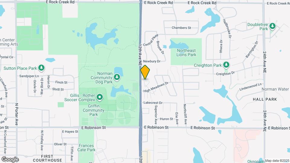 1636 High Cir Map and Location Details