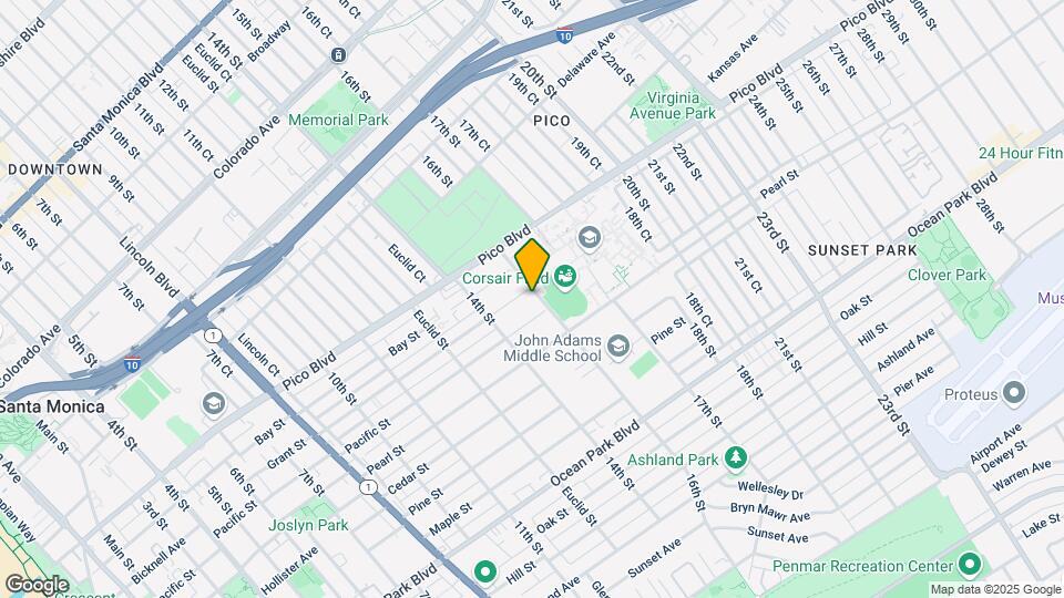 1524 Grant St Map and Location Details