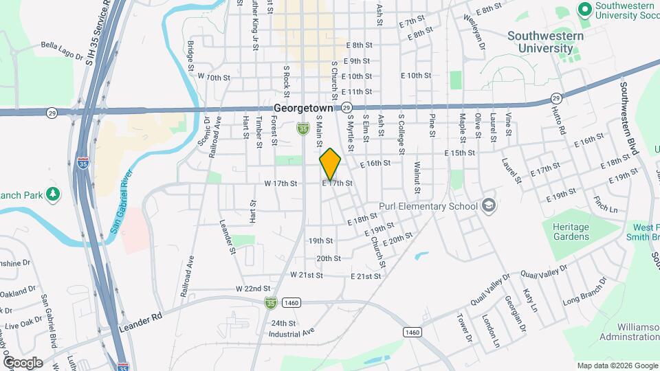 1700 Eubank St Map and Location Details