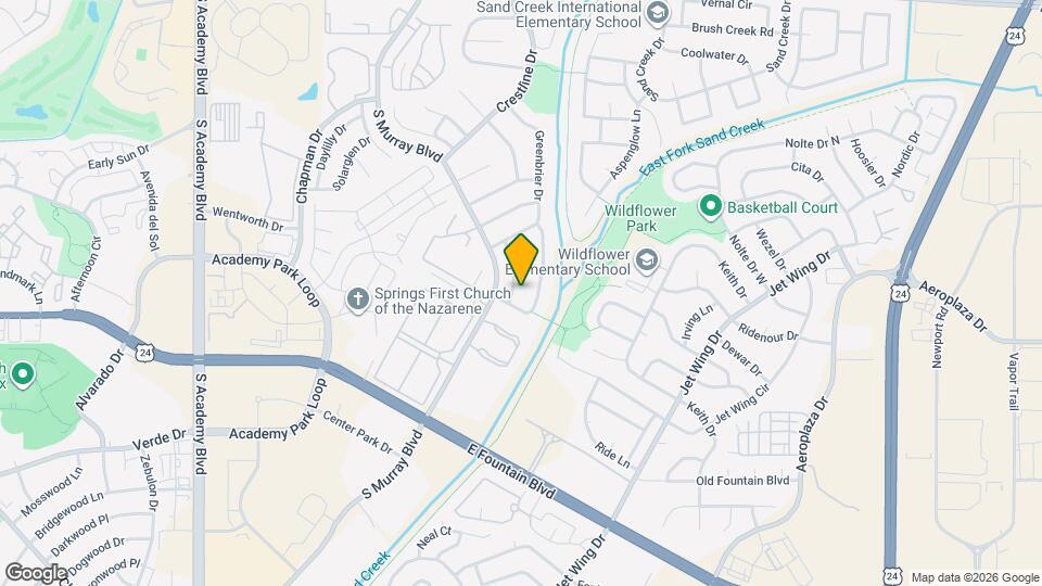 1245 Bayberry Dr Map and Location Details