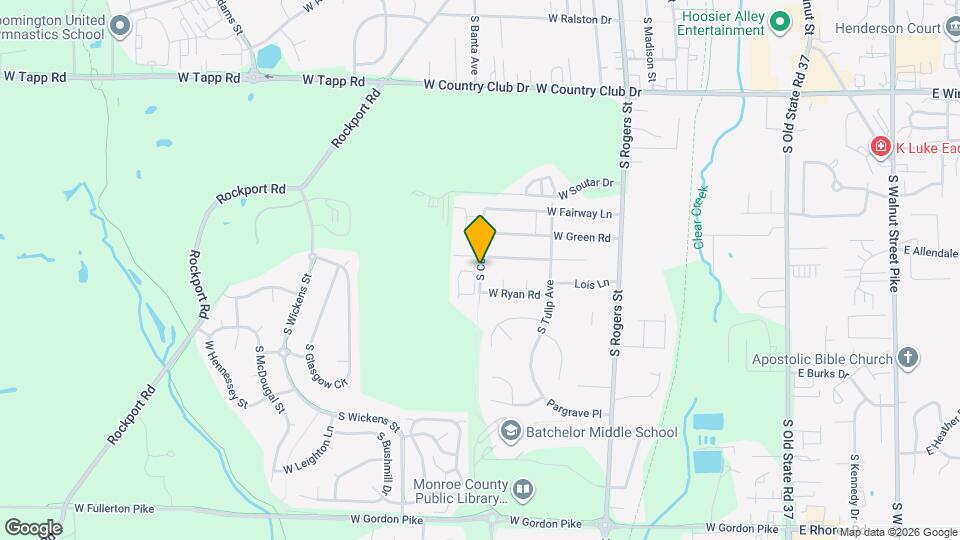 3138 S Cuffers Dr Map and Location Details