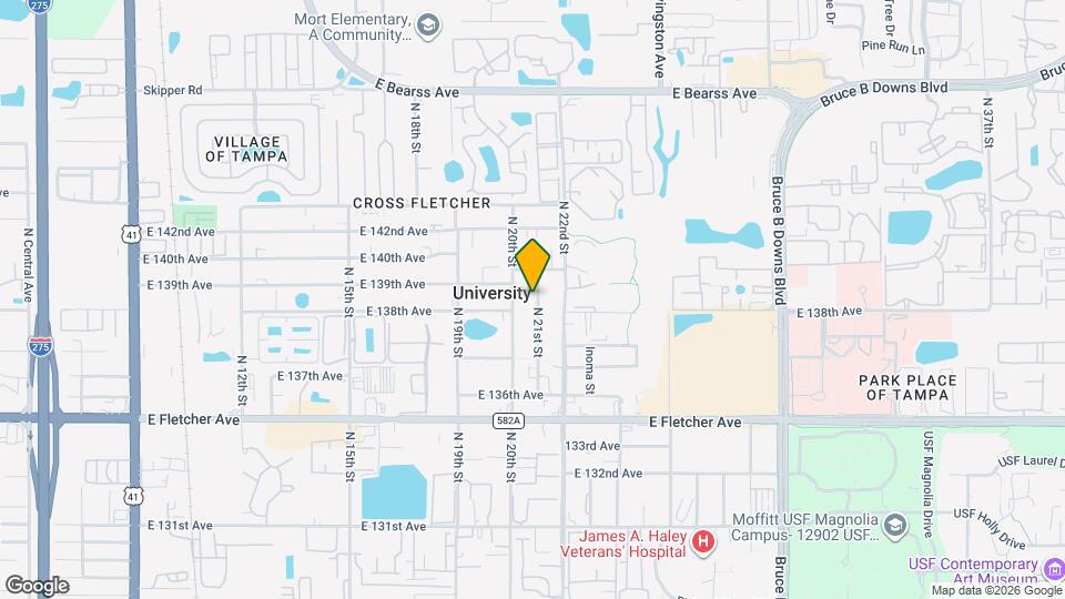 13806 N 21st St Map and Location Details