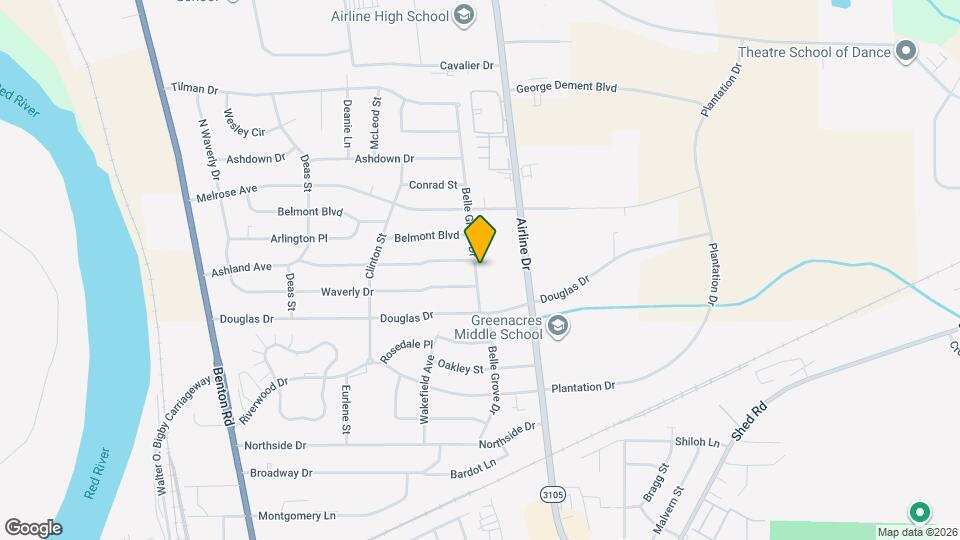 2404 Belle Grove Dr Map and Location Details