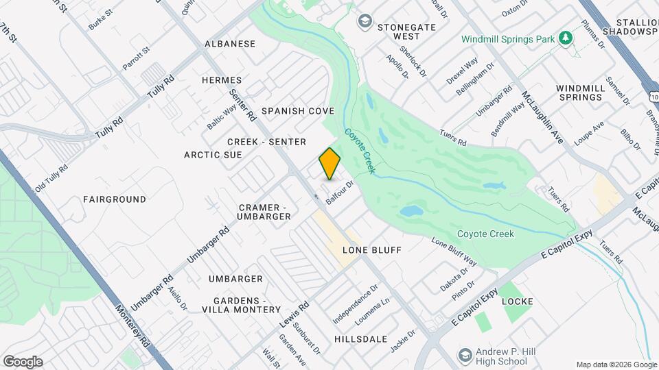 699 Balfour Dr Map and Location Details