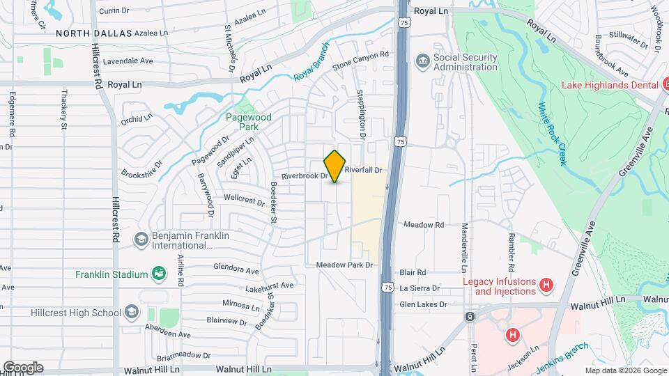 10421 High Hollows Dr Map and Location Details