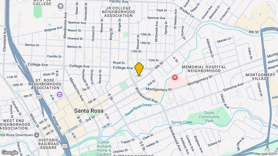 1029 4th St Map and Location Details