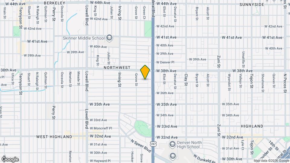 3044 W Clyde Pl Mapa y Detalles de la Ubicación