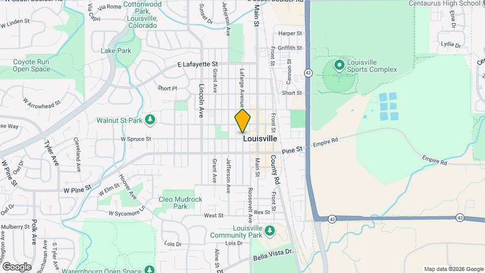 805 Lafarge Avenue Map and Location Details