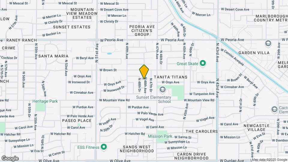 10022 N 48th Ave Map and Location Details