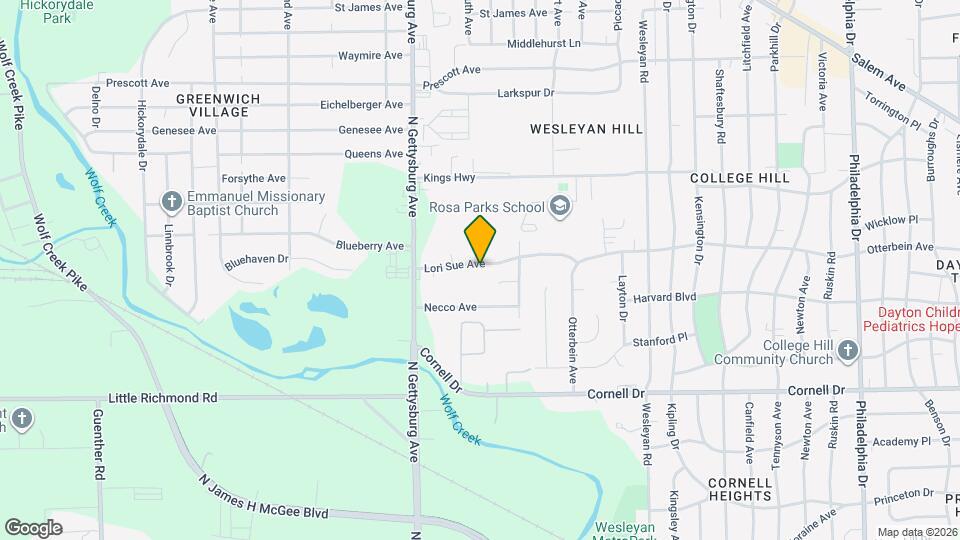 3844 Lori Sue Ave Map and Location Details