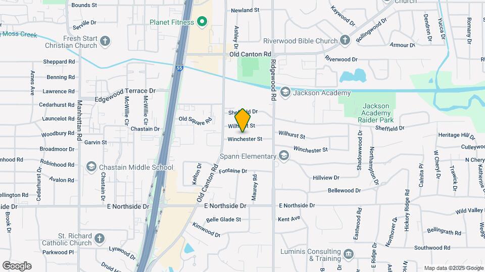 1434 Winchester St Map and Location Details