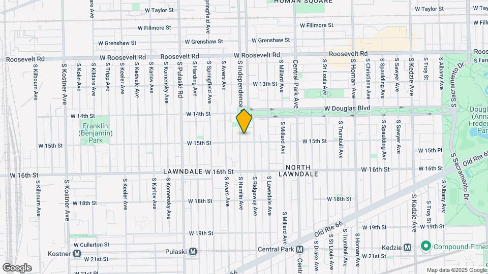 1455 S Hamlin Ave Map and Location Details
