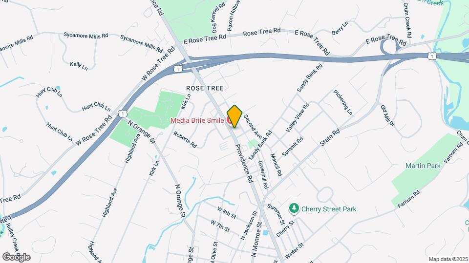 1015 N Providence Rd Map and Location Details