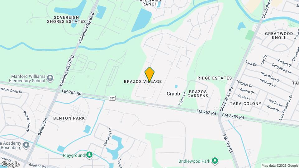 5739 Wandering Creek Dr Map and Location Details